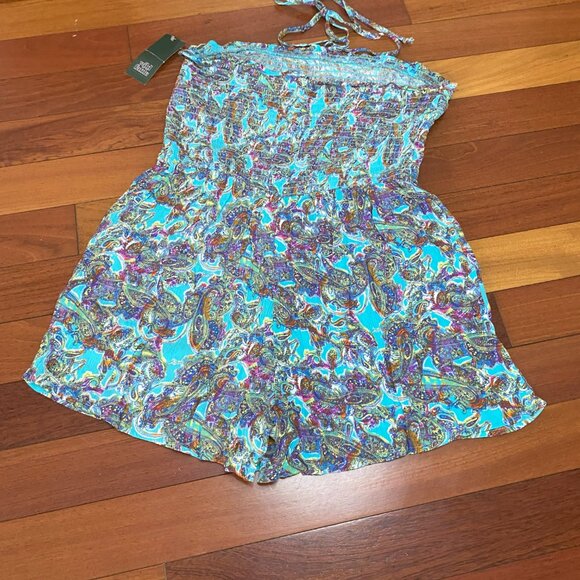 Wild Fable Multi Color Romper size Medium - Picture 11 of 11